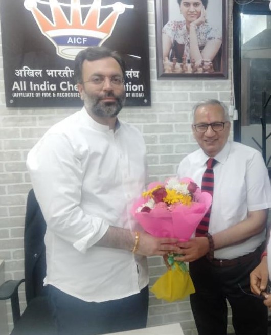 A warm greeting to Mr. Nitin Narang, President of AICF